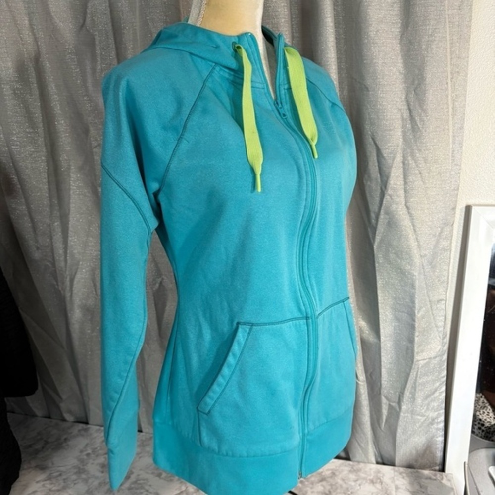 The North Face zip up sweater, zip up hoodie, woman size large